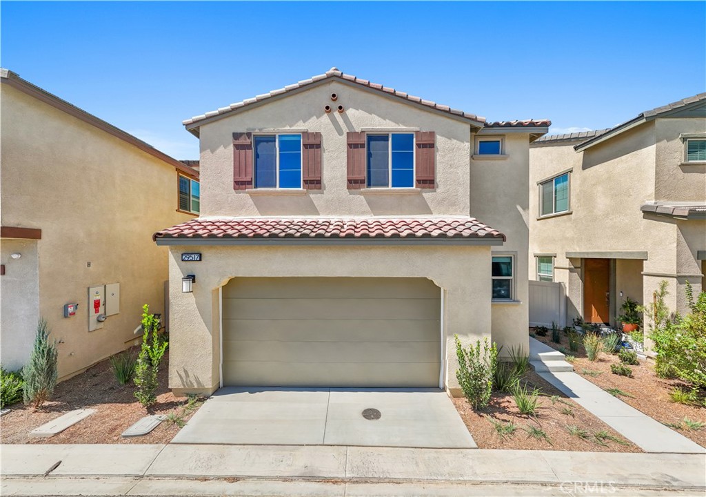 Better Than New ~ Large Back Yard ~ Paid Solar ~ Turnkey Luxury!! Welcome to this beautifully upgraded Opal-Skye with one of the largest lots in the neighborhood. This 3-bedroom, 2.5-bath home blends modern comfort with timeless style. The open-concept floor plan maximizes space and natural light, featuring a Family Room, Dining Room, and Chef’s Kitchen designed for both daily living and entertaining. The kitchen is a showstopper with upgraded counters, stainless steel appliances, a large island, a convenient pantry, recessed lighting, and rich cabinetry. Neutral colors, stylish flooring, and thoughtful finishes carry throughout the home. Upstairs, a versatile loft that could be converted to a 4th bedroom, a spacious laundry room, and two secondary bedrooms with spacious closets offer comfort for the whole family. The expansive Primary Suite includes a walk-in closet, luxurious bathroom with dual vanities, and a separate glass-enclosed shower with a large shower head. To round off this magnificent property, it has a large backyard that has been fully finished with low-maintenance finishes. Best of all, this home comes with a completely paid-off solar system, offering energy efficiency and long-term savings, and a 220V plug in the garage to charge your Electric Vehicle. Located in a desirable gated community with a pool, spa, playgrounds, and more, this turnkey home is better than new and truly move-in ready.