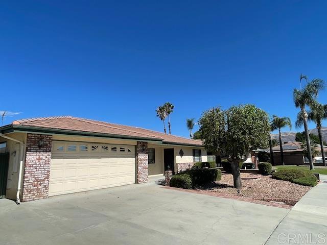 This spacious 2438 sqft home has four bedrooms and two bathrooms. Both bathrooms feature double sinks. The open kitchen has plenty of storage and counter space which makes it ideal for families or entertaining. The large living room has a gas and wood burning fire place with a sliding glass door that leads to the covered stucco patio in the backyard. The interior and exterior have been very well taken care of, are very clean and fully functional. It's also a great layout if you'd like to have it updated to your liking. The two car garage has washer / dryer hookups and a sink. There is a gated RV parking area on the left side of the property that's roughly 60' x 10' which leads to two sheds in the backyard for even more storage. Don't miss out on this great opportunity to own a single family home in CA. Presale inspection has been completed. It has been uploaded so please view or ask to view it before submitiing any offers because the property is being sold As Is. There will be no repairs made by the current owner. Nothing major showed up in the report but it's still recommended to get your own inspection.