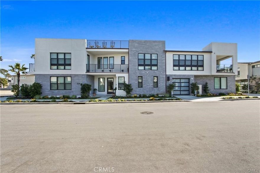 View, view, channel view and ocean view in various places in this thoughtful, modern design house. It is only 4 years old and highly upgraded. It is situated prominently and highly coveted corner lot with plenty of parking. Due to its unique corner location, it has view all the way to Catalina Island and Channel on the right. Huge rooftop deck to entertain guests with 360-degree view. 4 bedrooms ensuite plus 2 extra powder rooms. 2 HVAC systems, 2 laundry rooms. It is a very short walking distance to the beach, and a quaint old town feel but all the convenient shopping on Main St. The home itself is highly customized.