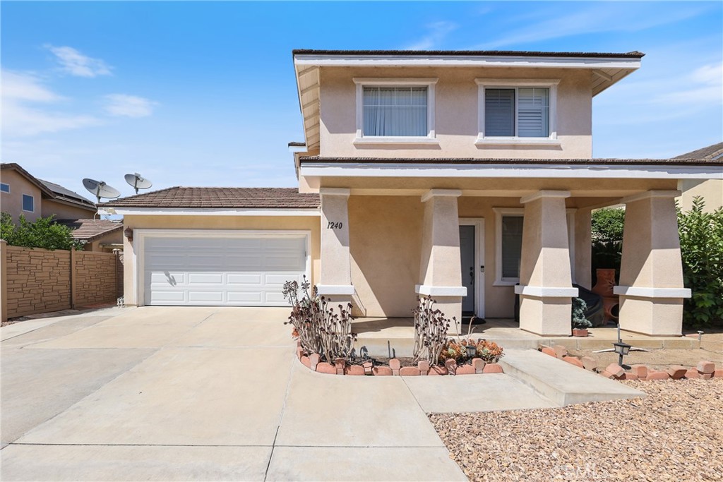 Welcome to Harvest Walk by Olson Homes, a highly sought-after gated community! This beautiful two-story home offers the perfect blend of modern style and comfort. The open-concept living area is filled with natural light, creating a warm and inviting atmosphere. The gourmet kitchen is a chef's dream, featuring sleek granite countertops, ample cabinet space, and a stainless-steel stove. You'll love the newly updated laminate flooring that flows from the staircase throughout the entire second story, giving the home a fresh, contemporary feel. Upstairs, you'll find three spacious bedrooms and two full bathrooms, with a convenient half-bath on the main floor. Enjoy the benefits of elegant white shutters, and a bright, open layout. The home's curb appeal is enhanced by low-maintenance landscaping and a covered porch, while the long private driveway and two-car garage provide plenty of parking.
Nestled in a tranquil, well-maintained community with a recreation park, this home provides a serene lifestyle with an exceptionally low HOA of $97 a month. Enjoy the convenience of being minutes away from shopping and dining, with easy access to the 10 and 60 freeways. Don't miss this incredible opportunity to view this remarkable home—schedule a tour today!