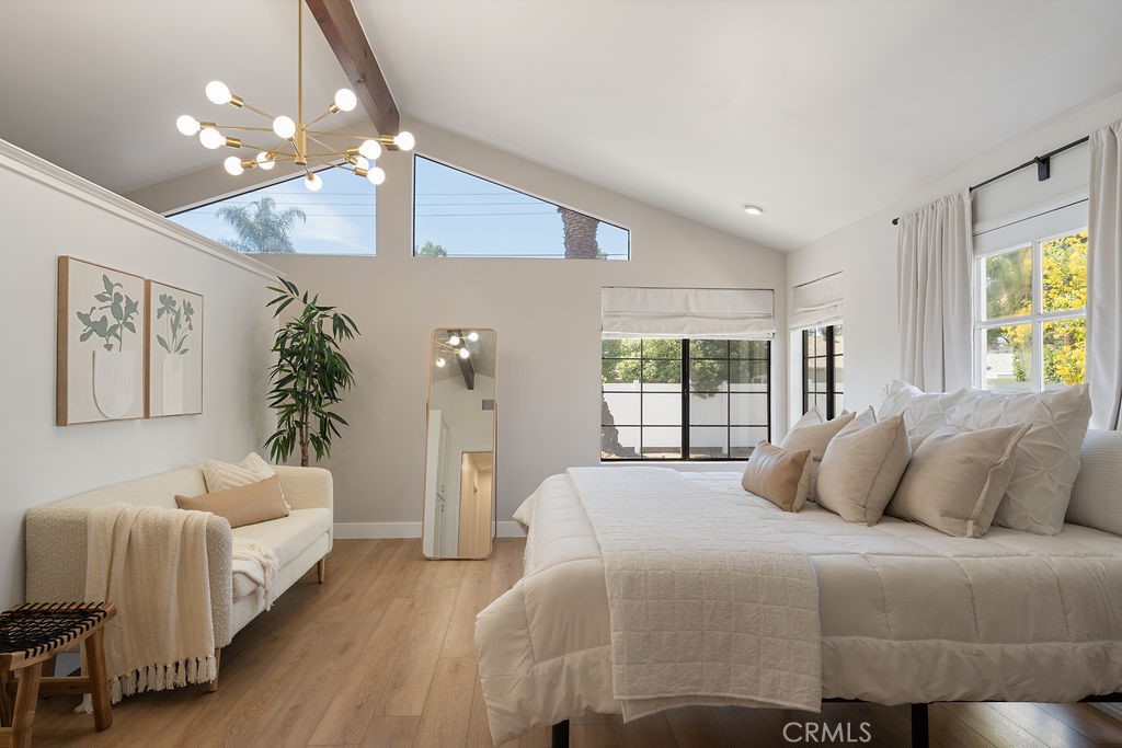 This modern farmhouse in the Charter Oak School District underwent a comprehensive remodel in 2024, seamlessly blending classic style with modern design. The home features 3 bedrooms and 2 bathrooms, including a luxurious primary suite. The updates include a new roof, rain gutters, enhanced attic insulation, a Lennox air conditioning system, a Rinnai electric tankless water heater, a 220V electrical panel, and rewiring with armored cables for safety and efficiency.
The remodeled kitchen stands as a centerpiece of modern living, boasting a stylish Zellige tile backsplash, a peninsula with a breakfast bar and prep sink, a state-of-the-art GE slide-in gas range, a whisper-quiet Bosch dishwasher, and a sleek Zephyr range hood.
The spacious primary suite offers a tranquil sanctuary with a generous walk-in closet, vaulted ceilings, and a cozy faux fireplace. Both bathrooms were stylishly remodeled in 2024 and include walk-in showers.
Additional upgrades include West Elm light fixtures, contemporary recessed lighting, dual-paned windows, Schlage door levers and deadbolts, Coretec LVP flooring, and a whole house water softener and conditioner.
The backyard is ideal for relaxation and entertaining, featuring a wood deck, covered patio, and a pergola-covered seating area. The inviting front porch provides serene mountain views, completing the modern lifestyle experience. Additional features of this home include a convenient indoor laundry room and a finished 2-car garage with direct access.
Approximately $170,000 in thoughtful 2024 upgrades have been made, enhancing this home and providing a sophisticated yet comfortable lifestyle. You don’t want to miss this amazing opportunity!
