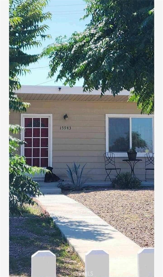 Beautiful well kept home that features 2 bedrooms and 1 full bath. Huge front and back yard with lots of storage and yard is prestige and full of plants that have been established. House has a above ground swimming pool and Big detached 2 car garage with a long driveway. Near all stores for convenience. Must see to appreciate. House is located close enough to travel to the mountains, beach or desert. House is freshly painted with bath and kitchen very well kept. Separate 2 singles in the backyard and a bathroom. House has a beautiful white picket fence already on property. This house is move in condition and comes with all the appliances, outside gardening tools, Solar system and security cameras.