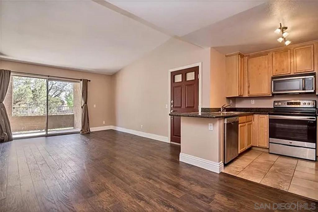 VA Approved complex. Welcome to this charming 1-bedroom, 1-bath condo located in the desirable Sage Canyon community of Corona Hills. This third-level unit offers privacy and a comfortable layout, perfect for first-time buyers, downsizers, or investors. Step inside to find an updated kitchen with sleek granite countertops and modern finishes, opening to a cozy living area and private covered patio, complete with a convenient storage closet. The spacious primary bedroom features a generous walk-in closet, while in-unit laundry hookups add everyday convenience. Enjoy resort-style living with community amenities including a sparkling pool, relaxing spa, fully equipped fitness center, BBQ grills, and picnic areas. This unit also includes 1 ASSIGNED CARPORT SPOT plus a RARE 2nd PARKING SPACE. Don’t miss this opportunity to own a well-appointed condo in a beautifully maintained community with easy access to shops, dining, and the 91 freeway.