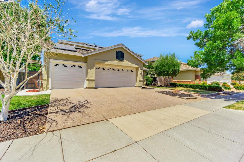 Limited-Time Offer: Seller is offering a generous credit toward your closing costs or interest rate buydown! Welcome to 1065 Somersby Way in the highly desirable Sand Creek neighborhood of Brentwood! This beautifully updated home boasts a fresh, modern interior featuring brand- new luxury vinyl plank flooring and plush carpeting throughout. The bright, open-concept layout is ideal for both relaxing family life and entertaining guests. The kitchen shines with sleek cabinetry and ample counter space, flowing seamlessly into the dining and living areas. Oversized windows flood every room with natural light, complemented by a neutral palette ready for your personal touches. The spacious bedrooms offer comfort and privacy, including a lovely primary suite with an en-suite bath. Energy saving with leased solar system. Step outside into your low-maintenance backyard—perfect for weekend BBQs or quiet evening lounging. Located just minutes from Sand Creek’s parks, walking trails, top-rated schools, shopping, and dining, this turnkey property is move-in ready and waiting. Don’t miss your chance to own a beautifully refreshed Sand Creek gem in Brentwood!