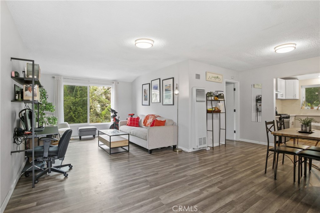 Welcome to 611 S Orange Avenue, Unit 10 in the heart of Santa Ana. This charming one-bedroom, one-bathroom condominium offers approximately 588 square feet of living space and is located within a gated courtyard community featuring landscaped planters and a central sitting area. The unit includes a comfortable living and dining area, galley-style kitchen with window views, and a bright bedroom and bathroom layout. Upgraded kitchen and bathroom redone in 2020 and high-efficiency windows installed in 2024 to help reduce energy costs and improve year-round comfort.
Residents enjoy the convenience of one gated, covered parking space along with an additional on-site storage room.
This home is part of the Santa Ana Unified School District, with nearby schools including Theodore Roosevelt Elementary School, Willard Intermediate School, and Century High School. Its central location places you within minutes of Downtown Santa Ana, offering easy access to shopping, dining, and cultural destinations such as the Disneyland, South Coast Plaza, The Outlets at Orange, The Bowers Museum, Santa Ana Zoo, and the Discovery Cube Orange County. The property also provides convenient access to the I-5, 22 and 55 freeways, making travel throughout Orange County simple.
With its blend of affordability and location, 611 S Orange Avenue, Unit 10 presents a wonderful opportunity to enjoy the best of Orange County living.