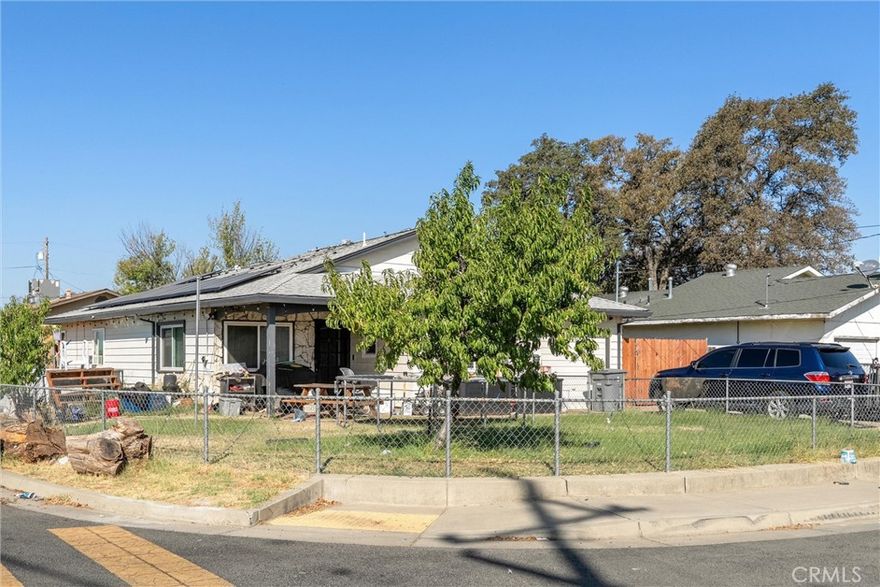 Don't miss your opportunity to own this 4-bedroom 2-bathroom home located in the City of Oroville. This home features a new HVAC system (2023), new sprinkler system, new (2023) composition roof, fully fenced yard, and leased solar panels with a backup battery. As you walk inside the home you will notice the beautifully installed laminate flooring, ceiling beams, and (4) spacious rooms with sliding door closets. This home is located in central Oroville where you are close to gyms, shopping centers, restaurants, and fairly close to highway (70) for easy access to Chico or Sacramento. Call or text today and make this your next home.