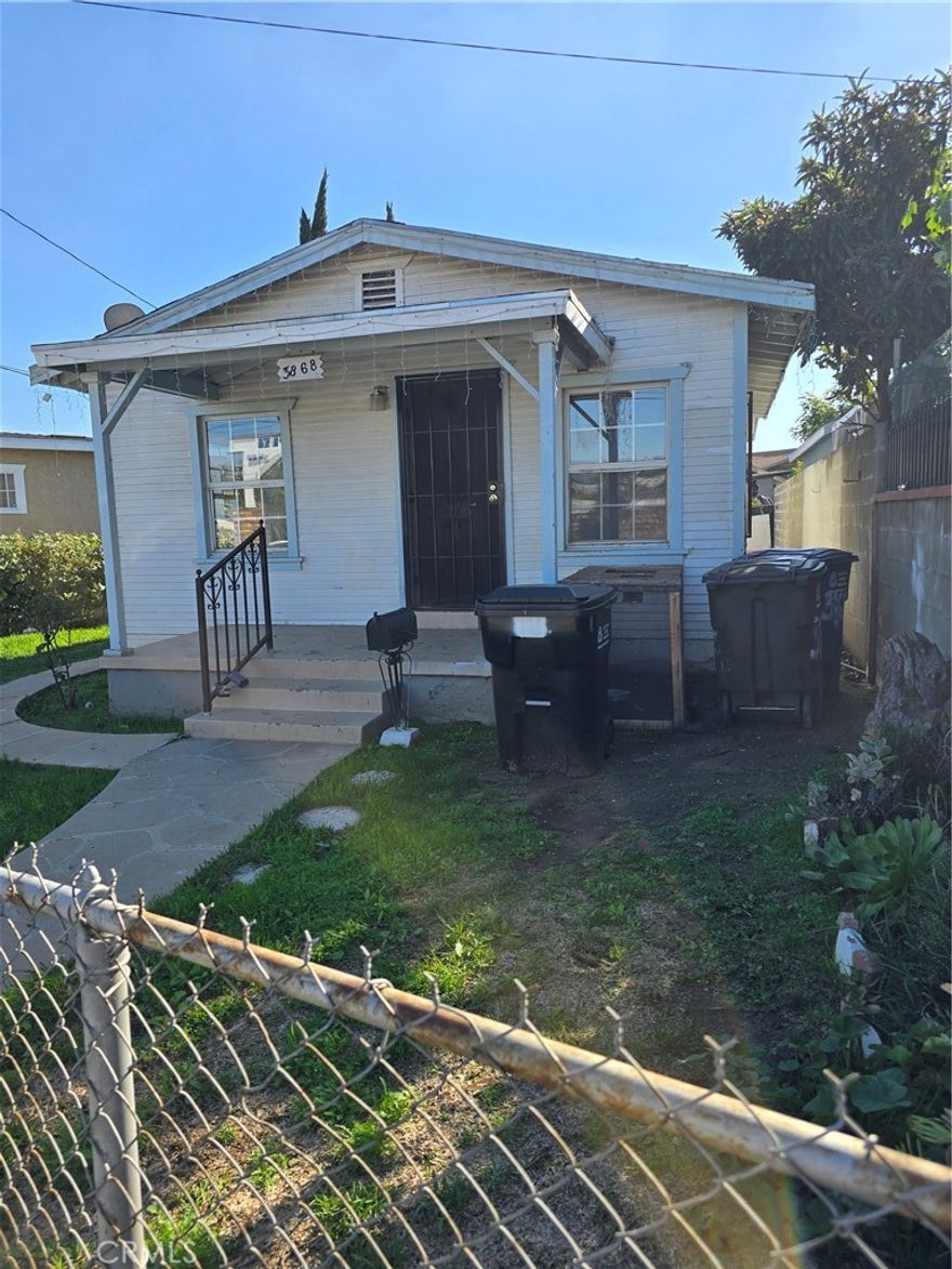 Probate Sale (No Court Confirmation Required). Outstanding investor opportunity in the heart of East Los Angeles. This 2-bedroom, 1-bath home offers approximately 608 sq ft of living area on a 2,234 sq ft lot and is in need of significant repairs—ideal for a full remodel, rebuild, or creative value-add project.

The property is centrally located with quick access to Downtown Los Angeles, major freeways, schools, and shopping. This is an affordable entry point into a rapidly improving neighborhood, perfect for contractors, flippers, or long-term investors.

Do not miss this chance to transform this fixer into something special. Probate is more straightforward than many expect—contact me for details and guidance.