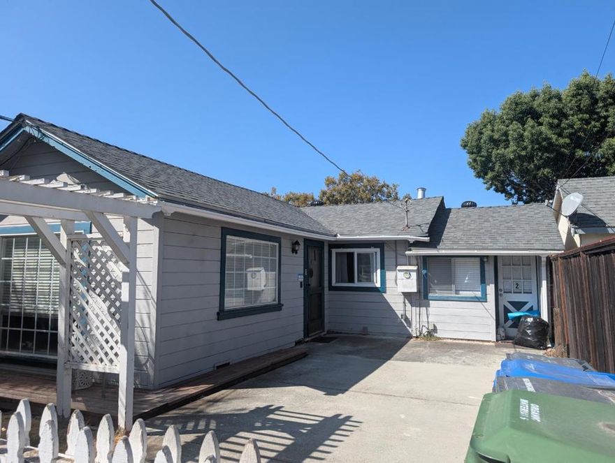 Welcome to this charming home in San Jose, offering a comfortable living space of 1,204 square feet. This property features 2 bedrooms and 2 full bathrooms, ideal for those seeking a cozy residence. The kitchen is equipped with modern amenities, including a gas cooktop, dishwasher, oven, and refrigerator, making meal preparation a breeze. The home provides ample space for relaxation and entertainment with a separate dining area and family room. Enjoy the convenience of central AC and heating for year-round comfort. The property also includes a functional laundry area with a washer and dryer. Flooring throughout the home is designed for both style and durability. Cozy up on cool evenings by the fireplace in the family room. This home is situated within the Luther Burbank Elementary School District, near San Jose City College and Santana Row. A nice front yard with lush greenery and lemon trees. Experience comfortable living in the heart of San Jose.