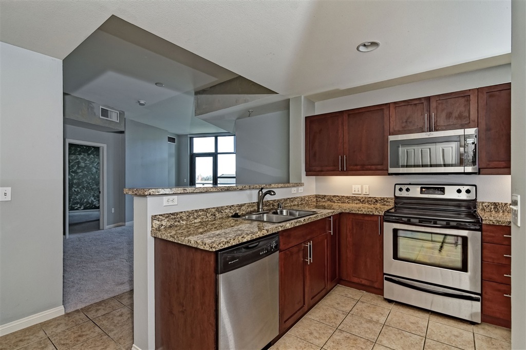 Hip urban ballpark village condo with extra large 1 bedroom on 8th floor. Great natural light with plenty of windows & views. Interior color scheme has been changed with fresh neutral color of paint. On site gym, large common terrace area on 2nd floor with BBQ for friendly gatherings, TV & pool table room downstairs. Available Now! Neighborhoods: East Village Complex Features: ,,