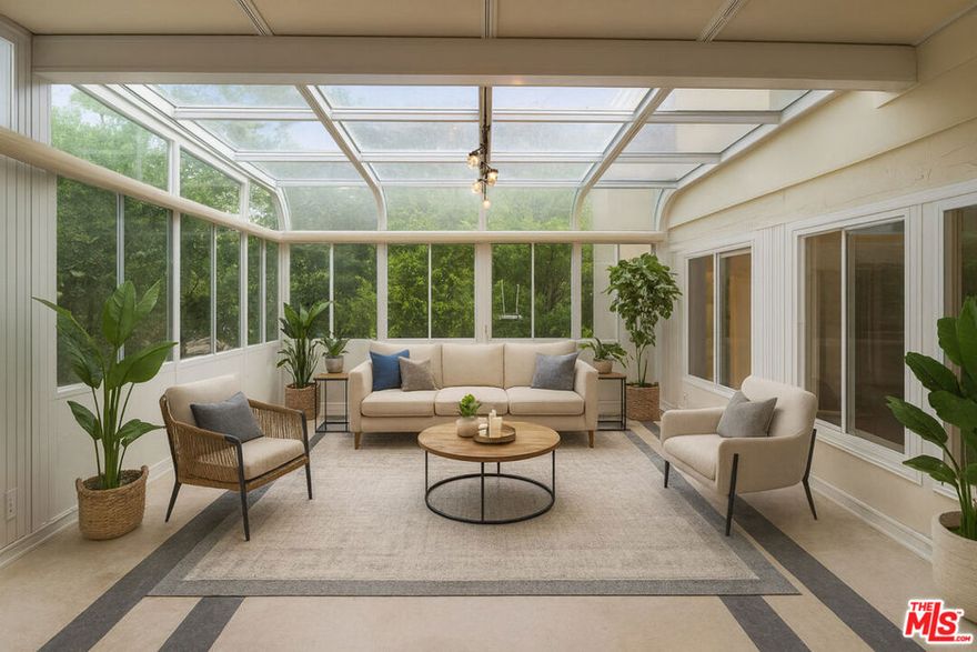 * Property is Virtually staged. Welcome to an exceptional luxury residence located on one of the most prestigious streets in the Beverly Hills Flats. This light, bright, and impeccably designed home offers 5 spacious bedrooms and 8 beautifully appointed bathrooms,+ Gust house with living room and bedroom  delivering the perfect blend of elegance, comfort, and functionality. The main level features expansive living and entertaining spaces, including a sophisticated sunken bar ideal for hosting gatherings. Large windows and French doors fill the home with natural light and create seamless indoor-outdoor flow. The property sits on a generously sized lot with a large, private backyard, perfect for alfresco dining, relaxation, and entertainment. A detached gust house in the rear of the property provides additional flexibility ideal for guests, staff, a home office, or creative studio. This rare offering combines iconic Beverly Hills charm with modern amenities in an unbeatable location. A true gem for those seeking a refined rental home in one of LA's most coveted neighborhoods. Listing Agent is related to landlord.