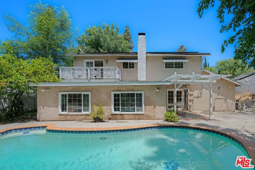 5-Bedroom Pool Home with Solar in Quiet Diamond Bar Neighborhood  Huge Potential! Welcome to this spacious 5-bedroom, 3-bathroom home situated on a quiet, tree-lined street in the highly desirable city of Diamond Bar. With over 1,882 sqft of living space on a generous 9,254 sqft lot, this two-story residence features a well-designed floor plan offering both functionality and comfort. The main level includes a conveniently located bedroom and full bathroom - ideal for guests, in-laws, or a private home office. Upon entry, you're welcomed into a bright and airy living room that sets a warm, inviting tone. A separate family room with large windows offers tranquil views of the pool and backyard, allowing natural light to pour in and creating an open, relaxed atmosphere. Adjacent to the formal dining area, the spacious kitchen provides ample cabinet storage for your personal touch. Upstairs, you'll find four additional bedrooms, including a generously sized primary suite with an ensuite bath and plenty of closet space. While the home needs some cosmetic updates, it offers solid bones and tremendous upside. The private backyard is a true highlight, featuring a well-maintained swimming pool - ideal for entertaining, relaxing, or enjoying summer days. The fully owned solar system, installed in 2018 and professionally cleaned in April 2025, includes 36 high-efficiency LG Commercial panels with an Enphase inverter system - designed to charge two electric vehicles, run the pool pump, and power the air conditioning for maximum energy savings.Additional highlights include 10 Polk RC80 ceiling speakers for built-in audio throughout, central HVAC, and an attached 2-car garage. Conveniently located near schools, parks, shopping, and major freeways, this Diamond Bar gem is a rare find. With a little vision and care, this home can truly shine!