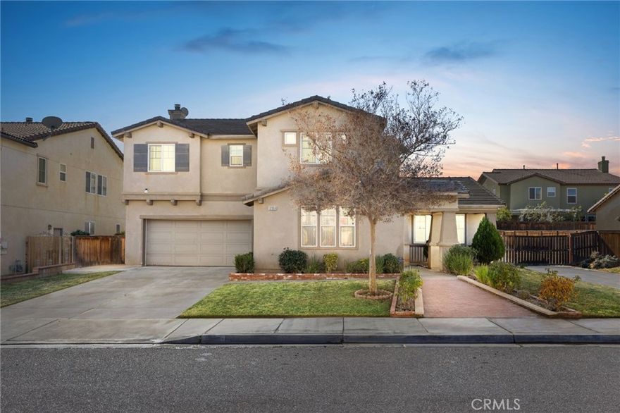Spacious two-story home located in a well-established Victorville neighborhood. This residence offers a versatile and functional floor plan with multiple living areas, making it ideal for larger households, multi-generational living, or buyers needing extra space for work or recreation. The home features a modern style with an open feel, generous room sizes, and plenty of natural light throughout. Additional highlights include a tile roof, attached garage, central heating and cooling, and a private backyard with patio space, perfect for outdoor enjoyment or entertaining. The property sits on a flat, usable lot with easy access and is conveniently located near schools, shopping, dining, and major commuter routes. Situated within the Unified School District, this home presents a great opportunity for homeowners or investors seeking a spacious property in the High Desert. Buyer to verify all information.
