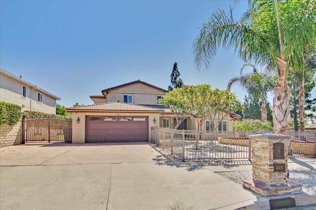 This sprawling entertainers dream comes with a spacious open floor plan with views and access to the lush backyard. Step out into the sun and enjoy the heated pool, spa, barbecue area with patio seating, and a full outdoor bathroom for a seamless indoor/outdoor living experience. Gourmet dining at home is also a dream come true - large full kitchen with stainless steel Thermador appliances, huge center island, extra generous countertops, and abundant storage space ensures that this home is ready for a feast anytime. Central air conditioning with smart thermostat, recessed lighting throughout, security system, and solar power are also installed! Your new home is perfect for planting roots. Right in the highly coveted Granada Hills Charter High school district, and is minutes to shopping centers, dining options, entertainment, and errands! Easy access to 118 Fwy.