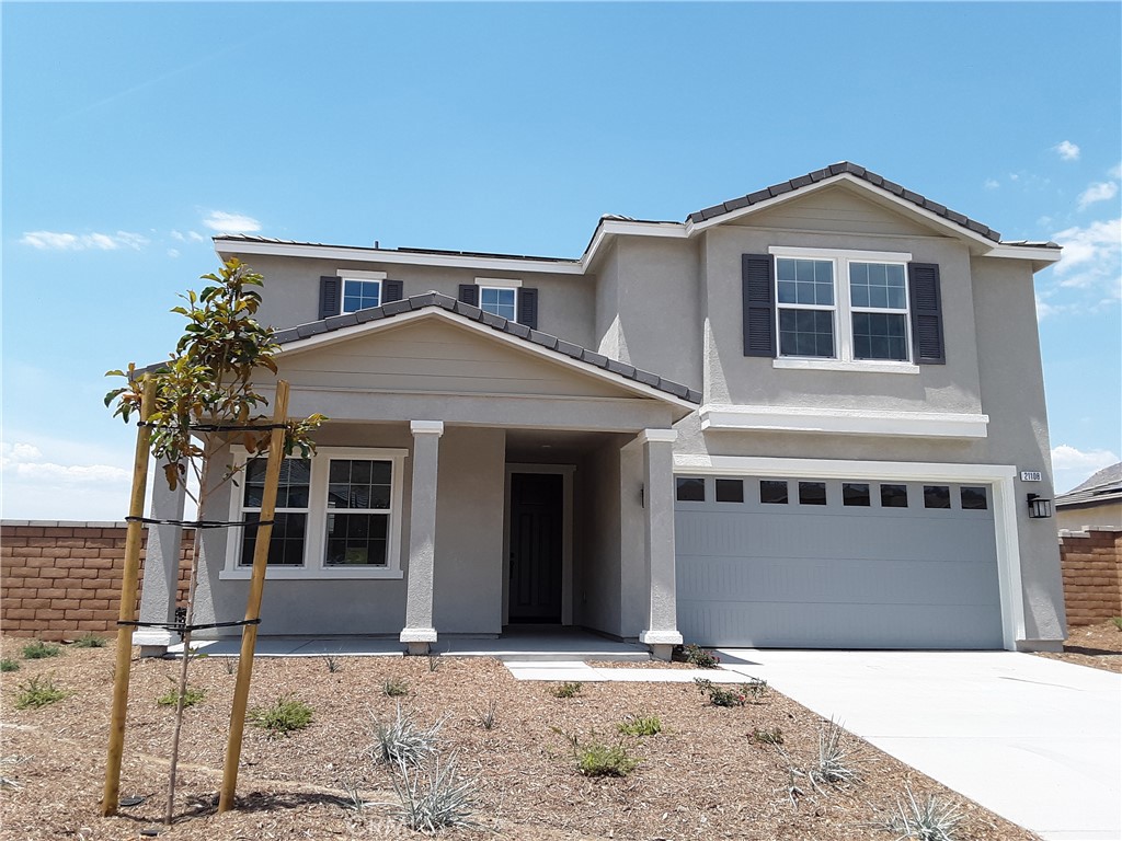Spring Mountain Ranch Community by KB Homes this is the home with privacy and view from the rear yard, features of 5 BR + Loft and 2.75 BA 2 CAR Garage with approx. 2889 of living space with Solar System beside the home has been built to meet the energy savings code with electrical charger for electric car. The spacious yard over 9,000 sq.ft has been completed with professional drought tolerant landscaping and custom made shutters for better maintenance. The home has view of surrounded Mountains and still close to all amenities, short driving distance to University of Riverside, UCR Medical School, Loma Linda Hospital, VA Hospital with less than 2.5 miles to Metro Link Station to leisurely commute to all other Cities. This ideal community is also close to FWY 10, 60, 91 and 215. This is new community, you should use the address at Sandals Church at 150 Palmyrita Ave, Riverside, CA 92507 to locate the address of the property at Spring Mountain Ranch by KB Homes.