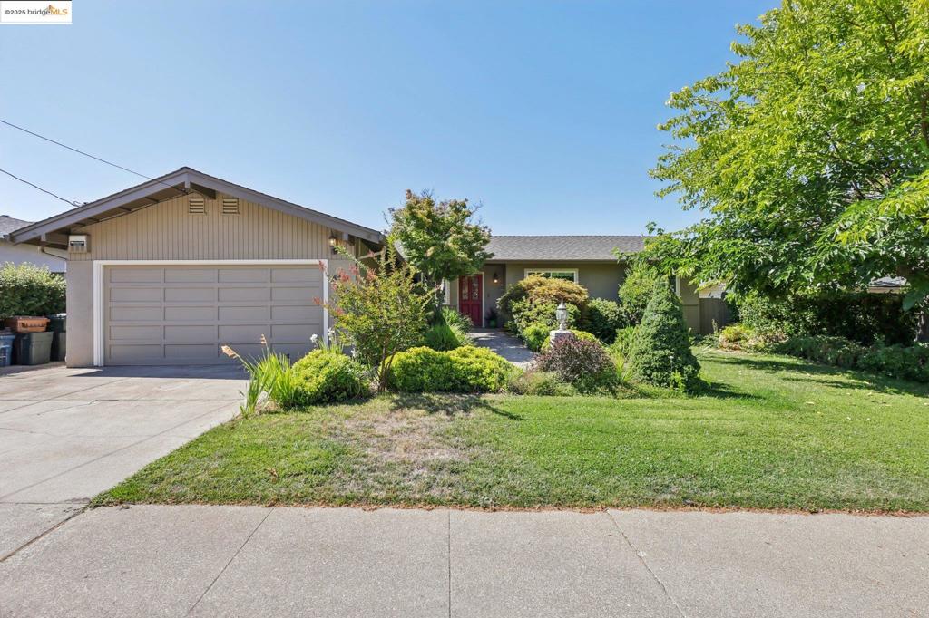 Welcome to this beautifully maintained and sun-drenched home in the highly sought-after Virginia Hills neighborhood of Martinez—where comfort, charm, and convenience come together. This spacious single-level ranch-style home features 3 private bedroom suites—each with its own full bathroom—offering an ideal layout for multigenerational living or guests. Upon entering, notice how the family room and living room flow together seamlessly, anchored by a large sliding glass door that opens directly to a covered backyard deck—perfect for relaxing in the shade. Step into the bright and open kitchen, which blends into the dining area and extends out to the sunny backyard deck—creating the perfect setting for indoor/outdoor living. With mature landscaping, a spacious yard for gardening or play, this is California living! Additional highlights: >> Owned solar panels for low electrical bills >> New carpet, new tile entry, fresh paint >> Finished shed! can use as home office >> 2-Car Garage w/interior access >> Pleasant Hill schools >> Close to Safeway, Restaurants, Starbucks, Briones Regional Park, hiking trails, parks, tennis courts, playground. Homes like this—lovingly maintained & perfectly located—don’t come along often. Come see what makes this Virginia Hills gem so special!
