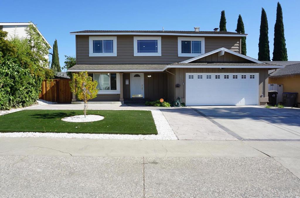 Welcome to the Beautifully Upgraded Home in Desirable Evergreen Neighborhood. Located in one of Evergreen's most established and desirable communities, this stunning 4-bedroom, 2.5-bath home offers a perfect blend of modern upgrades and timeless charm. With the bright and inviting floorplan, this home is featuring a brand-new kitchen with elegant quartz countertops, custom cabinetry, and stainless-steel appliances, newly installed flooring throughout, stylish crown molding, updated stair railings, and energy-efficient recessed lighting, dual-pane windows, copper plumbing, central heating and AC, and owned solar panels to help significantly reduce energy costs. All four spacious bedrooms are located upstairs, including an oversized primary suite with spacious closet space and a private bathroom. The thoughtfully designed layout includes both a formal living room and a cozy family room, ideal for entertaining or relaxing with family. Outside, the beautifully landscaped front yard and newly refreshed backyard offer serene spaces for outdoor enjoyment. Located within the highly Recognition Evergreen Valley High School district and just minutes from parks, trails, and shopping centers, this home truly has it all. The Must-See!