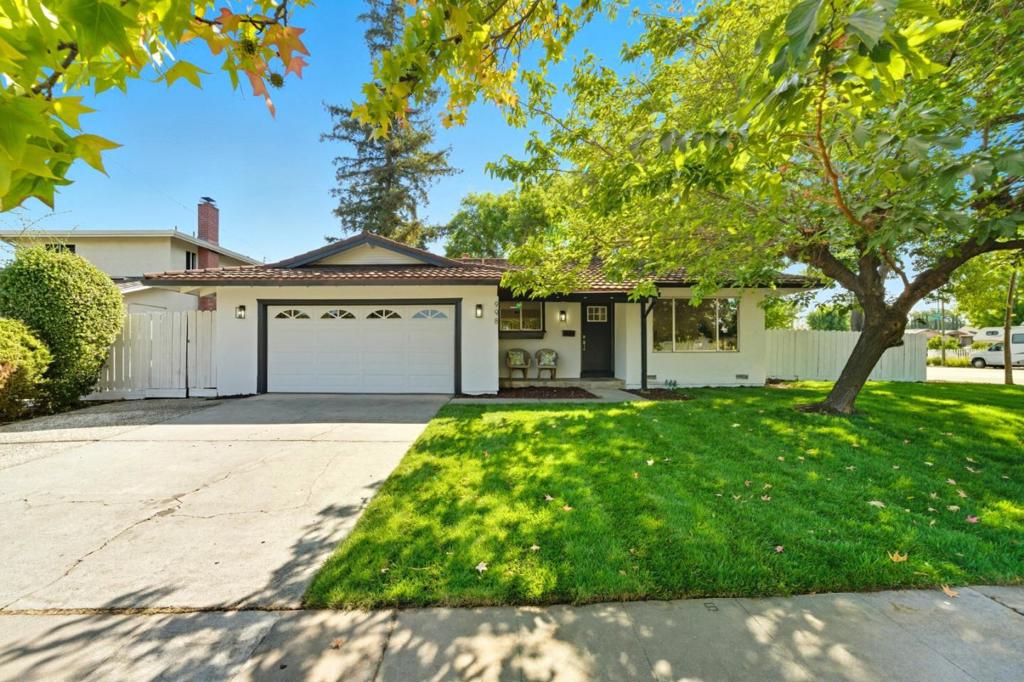 Welcome to this beautifully refreshed 4-bedroom, 2-bath home in the highly desirable Strawberry Park neighborhood! Set on a 7,700 sqft lot, this 1,511 sqft residence has been thoughtfully updated and is truly move-in ready. Featuring new flooring, fresh landscaping, as well as new interior and exterior paint. This home offers a modern and inviting feel throughout. The updated kitchen and bathrooms provide contemporary finishes while maintaining functionality for everyday living. With highly rated Moreland Schools and proximity to some of the best private schools in the area, this home offers outstanding educational opportunities. Located in the top-rated 95129 zip code, bordering Cupertino and Santa Clara, you will enjoy both convenience and community in this ideal Silicon Valley location. Do not miss the chance to own this beautifully updated home that blends comfort, style, and location!
