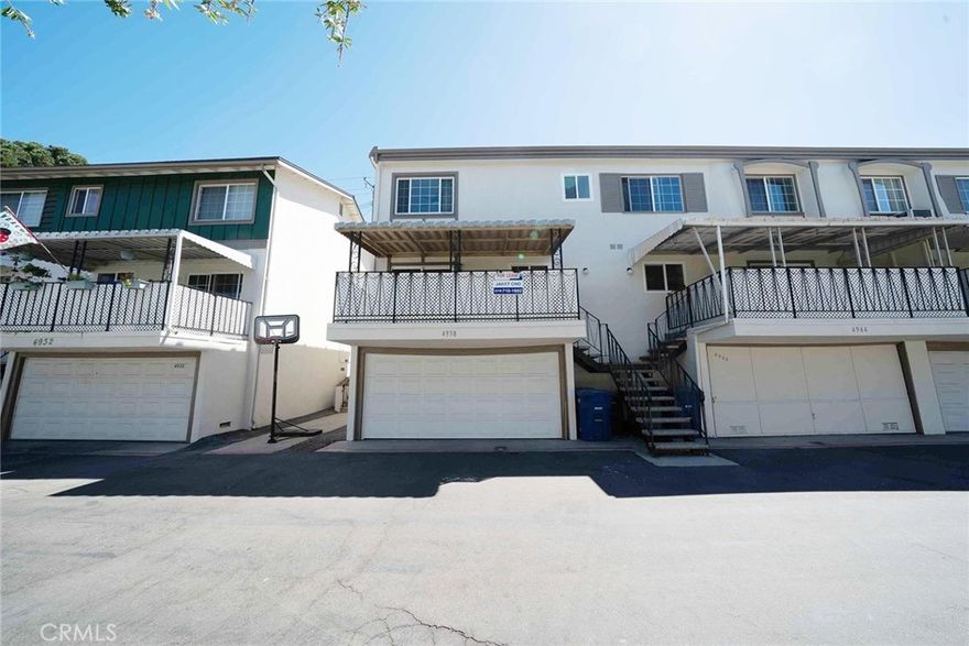 Clean and bright two-story townhome/End unit located in the desirable Los Coyotes area of Buena Park. This 3-bedroom, 1.5-bath home features an open floor plan and laminate flooring throughout. The spacious living room opens to a private, enclosed front patio through sliding glass doors, perfect for relaxing or entertaining. The dining area leads to a private balcony situated above the attached two-car garage.

This home is conveniently located near award-winning schools, including Sunny Hills High School. The Highland Green community offers well-maintained amenities, including swimming pools and playgrounds. A new washer and dryer are included in the unit.