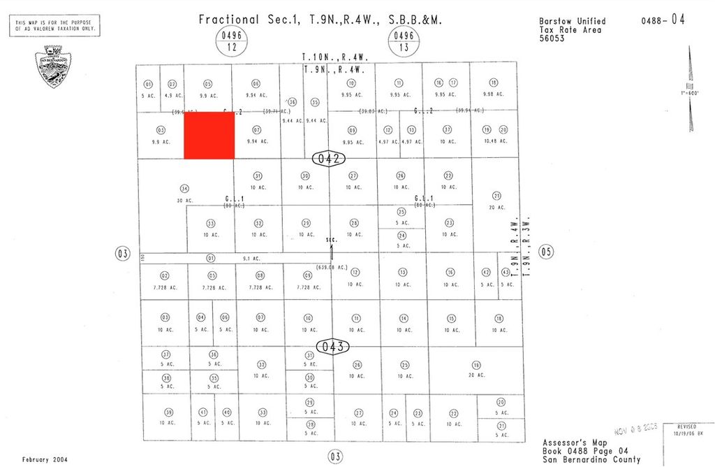 Photo of 0 South of Cook Rd, Barstow, CA 92347 (MLS # IG25278656)