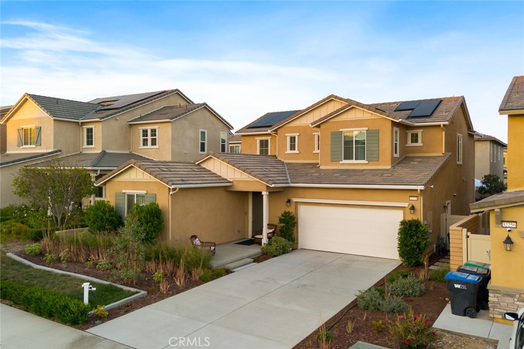 MODEL HOME FOR SALE – SOLAR AVAILABLE & WATER PURIFIER SYSTEM AVAILABLE | LUXURY, COMFORT & ENERGY EFFICIENCY IN ONE
Welcome to 32234 Bullard Street, Menifee — a stunning former model home where luxury meets smart design. This 4-bedroom, 3.5-bath residence features an open-concept layout designed for modern and multigenerational living. The gourmet kitchen showcases quartz countertops, premium stainless steel appliances, a walk-in pantry, and an oversized island ideal for entertaining. A private main-level guest suite provides flexibility for in-laws or extended stays.
Upstairs, the spacious primary retreat includes dual walk-in closets and a spa-inspired bathroom with soaking tub and glass-enclosed shower. Additional bedrooms are generously sized with ample storage. The property offers extended RV-access parking and a 3-car tandem garage, suitable for vehicles, recreation, or workspace. Outdoor living is enhanced by a landscaped yard ready for gatherings or future customization.
Solar and a whole-home water system are available. Community amenities include pickleball courts, outdoor cooking areas, playground, dog park, bocce ball, sport courts, and biking trails. Located near schools, shopping, and upcoming developments.
Seller may consider credits toward buyer closing costs, subject to offer terms.