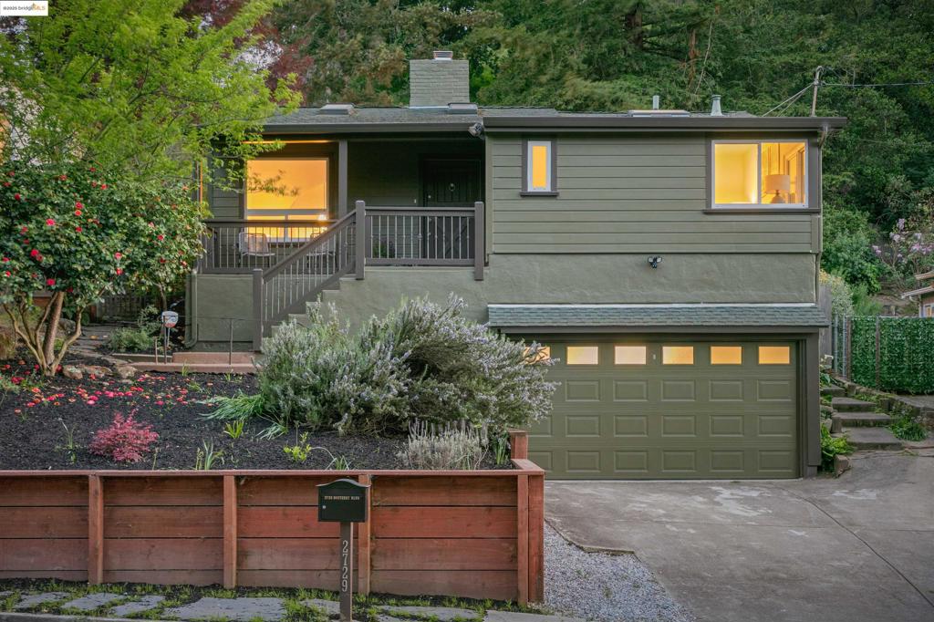 In the sought-after Oakmore neighborhood. Set on an expansive, wooded lot, this beautifully updated home blends classic architectural charm with modern upgrades. Tall ceilings, arched doorways, a striking fireplace with leathered granite surround, and gleaming oak floors create an elevated yet welcoming interior. The kitchen features high-end stainless steel appliances and granite countertops, with multiple dining options including a formal dining room, breakfast nook, and outdoor patio for al fresco meals under the redwoods. Major system upgrades include updated electrical, seismic retrofitting, new siding, and a 40-year roof, offering both comfort and peace of mind. The backyard is a true East Bay sanctuary with drought-tolerant landscaping, fruit trees, and towering California Redwoods. All of this, just minutes from the shops, cafés, and services of Montclair Village, Park Blvd, and Woodminster.
