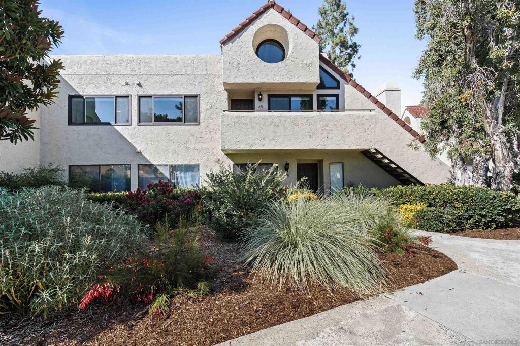 2 bedroom 2 bathroom top unit condo in Bernardo Pines! Bright and airy with an open layout that is perfect for entertaining guests or relaxing next to the fireplace. A private balcony off of the dining room and kitchen where you can let the breeze come through. Convenient in-unit laundry with built-in shelving for extra storage or folding space. A generous sized closet in the primary suite. Two assigned parking spaces. When you are not staying home you will enjoy all of the resort style amenities that Bernardo Pines offers which includes a pool, spa, clubhouse, and tennis courts. Located within Poway School District and close to shopping, dining, and easy freeway access to beaches, hiking trails and more