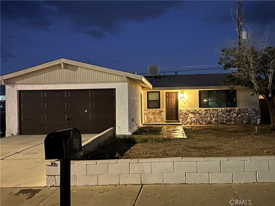 Beautifully Remodeled & Move-In Ready Home! Welcome home to this stunning 4-bedroom, 2-bath residence that perfectly combines modern style with everyday comfort. From the moment you walk in, you’ll be greeted by a bright, open living room featuring fresh interior paint and new flooring throughout, creating a warm and inviting atmosphere.  The updated kitchen is truly the heart of the home — showcasing sleek cabinetry, stylish countertops, including a Stainless Steel French Door Refrigerator and Stove. Whether you’re cooking a family meal or entertaining guests, this kitchen is designed to impress. Retreat to the spacious Primary Suite, complete with its own private bath, offering the perfect place to relax and unwind. Additional features include a new energy-efficient evaporative cooler and an attached 2-car garage for added convenience and storage. Ideally located near schools, walking distance to shopping, and commuter routes, this home offers the perfect blend of comfort, style, and convenience — all at an incredible value!  Make this beautifully remodeled home yours — come and see this home!