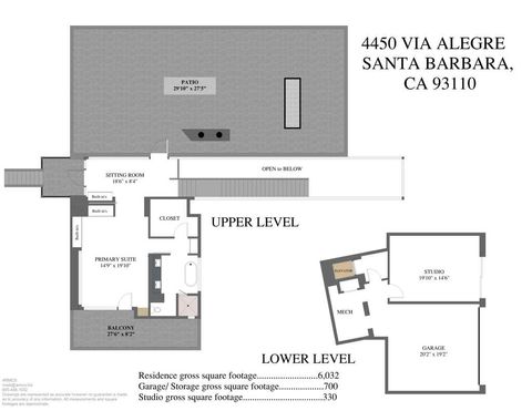 Tiny photo for 4450 Via Alegre, Santa Barbara, CA 93110 (MLS # 25515051)