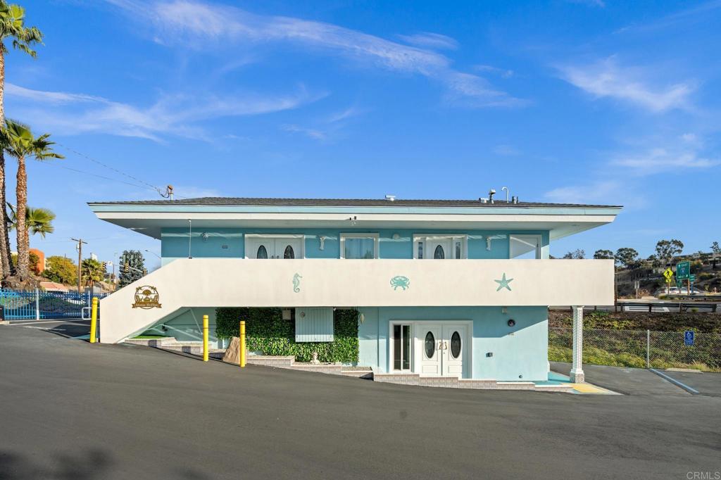 Ideal use is a business related to medical, dental or beauty. Atossa Medical Spa is on top floor. Building has been beautifully remodeled. ALL ADU compliant. 2 offices available. 1 lobby, 1 restroom, shared use. All new features and flooring. Stunningly appointed. Office has 2 entrance/exits. Abundant parking. Building has security gate. Fantastic location. On/off freeway access is immediate. Lake Murray exit east or west. Available to lease rooms (1-2) and shared lobby as well. co-op opportunity is available. Excellent freeway signage opportunity.
