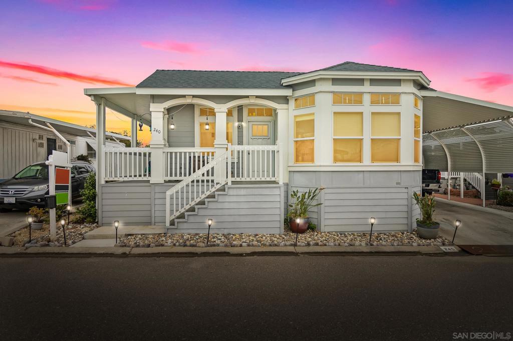Welcome to your new home! This stunning manufactured home is located in The Woods, a charming 55+ community on the east side of Mira Mesa. The home is move-in ready and boasts 2 spacious bedrooms, as well as an optional bedroom that can be used as a guest room or home office. Step inside and you'll immediately notice the beautiful finishes and attention to detail. The home has been recently updated with new appliances, giving the kitchen a modern and fresh look. The spacious living room is perfect for entertaining guests or relaxing with family. The bedrooms are bright and airy, with ample closet space for all of your storage needs. The optional bedroom is a versatile space that can be used in a variety of ways, depending on your needs. The Woods community is known for its peaceful and welcoming atmosphere, making it the perfect place to call home. You'll enjoy access to a variety of amenities, including a clubhouse, pool, and fitness center. Plus, the community is conveniently located close to shopping, dining, and entertainment options. Don't miss your chance to own this beautiful home in The Woods. Schedule a tour today and see everything this 55+ community has to offer!