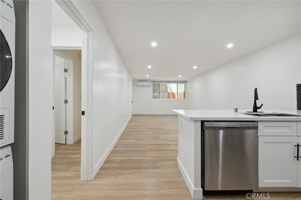 1-Bedroom Apartment with Private Balcony in Prime Encino Location. This thoughtfully updated 1-bedroom, 1-bathroom residence offers comfort, style, and convenience perfect for individuals seeking a well-appointed home in a prime Encino location.Key Features: Open layout with hardwood floors. Private balcony ideal for relaxing after work or enjoying your morning coffee. Sleek kitchen equipped with LG stainless steel appliances and ample storage. Updated bathroom with modern fixtures and clean design In-unit washer and dryer for maximum convenience. Secure, gated parking available. High-speed internet ready perfect for remote work or streaming. Community & Location: Access to a sparkling pool and Pet-friendly. Walk to Ventura Blvd's top restaurants, cafes, and boutique fitness studios. Close proximity to Lake Balboa Park and Woodley Lakes Golf Course great for outdoor activities. Easy access to the 101 Freeway, making commuting to Sherman Oaks, Studio City, and West L.A. simple and quick. Located in a highly rated school district and near major hospitals and business centers.