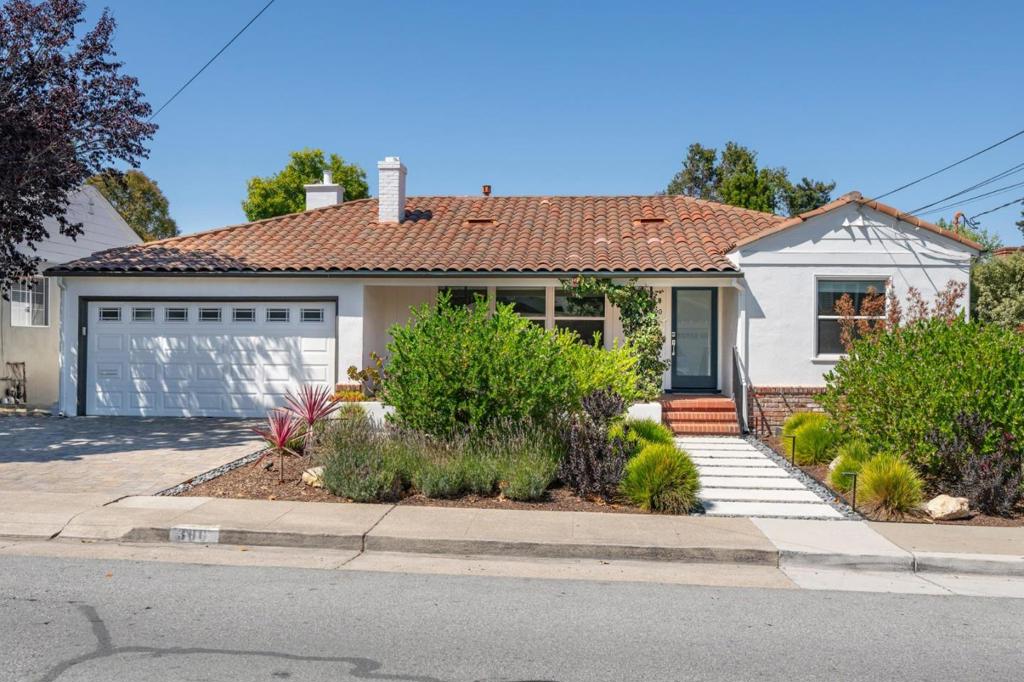 Welcome to this beautifully remodeled 3-bedroom, 2-bath home (1620sf) with the ADDED BONUS of a detached ADU (341sf), providing a total of 1961sf of living space. Designed for modern living, the open-concept kitchen features a large island with seating and flows seamlessly into the dining and living rooms, perfect for everyday living and entertaining. The private bedroom wing includes a spacious primary suite with backyard views and two additional bedrooms sharing an updated bath. A versatile playroom adds extra flexibility. The detached ADU, complete with kitchenette and full bath, offers ideal space for guests, extended family, or a home office. Outdoor living shines with an expansive yard featuring a fire pit with built-in seating, a deck, lawn, and dedicated play space. Additional highlights include a two-car garage and prime location across from a pocket park and just a short walk to the newly reimagined Hillsdale Shopping Center. Move-in ready and thoughtfully upgraded, this home truly has it all.