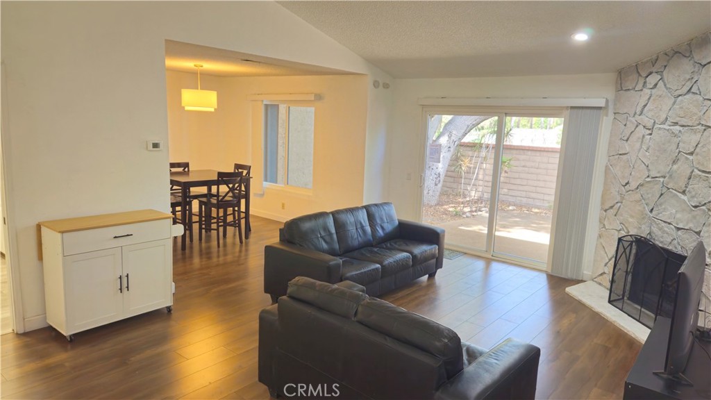 OPPORTUNITY KNOCKS ONCE! PRICED TO MOVE QUICKLY!! Presents move -in ready Oak Arbor Villas single family residence in a PUD. This highly attractive location nearby Claremont Village, Historic Packing House and nationally renowned Claremont Colleges. . Expansive cathedral ceilings greet you in the elegant living room as you walk on designer luxury vinyl plank flooring complimented with a large uniquely appointed Fireplace. Kitchen features newly appointed luxury finished counter tops, Newer Oven/Range with gourmet style over range Microwave complimented by cabinets galore. Newer dual pane windows and slider door add to an efficient interior eco system powered by a newly installed eco efficient HVAC delivery system. Upstairs 2 Bedroom suites feature fresh paint, newly installed designer LVP flooring. All three bathrooms greet you with newly installed ultra-modern counter tops and upgraded tastefully finished fixtures and faucets. Near Pool and Spa access with your own Patio/Yard ideal for get togethers with family and friends.
