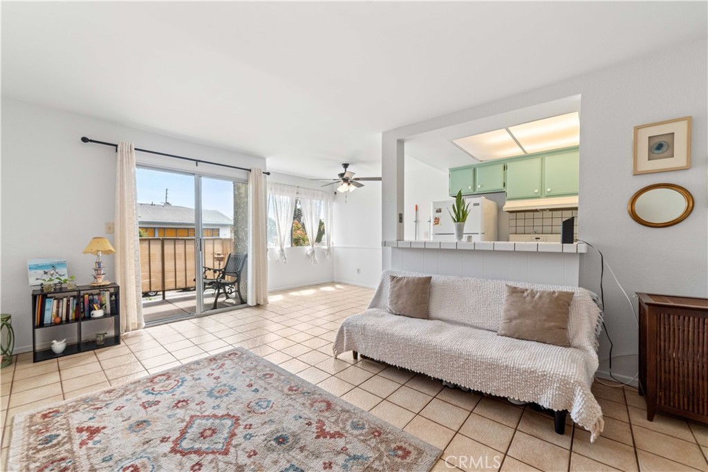 Welcome home to this spacious condo in San Pedro! Situated up on the hill in the Palisades neighborhood, this home features a great location close to the Korean Bell, beach, coffee, schools, and more! An open floorplan creates an airy feel, giving you plenty of room for your living and dining areas, along with a balcony to enjoy the ocean breeze. The kitchen features a fridge, dishwasher, stove, tile countertops and seafoam green cabinets. The bathroom has an updated vanity and the bedroom features plush carpeting and plenty of space. This small building has community laundry and an attached garage where you have one assigned parking space. The low HOA covers your master insurance, trash, gardener and exterior lighting and water. Where else will you find a comfortable condo for under $400K?! Come see it today and snag this one for yourself!