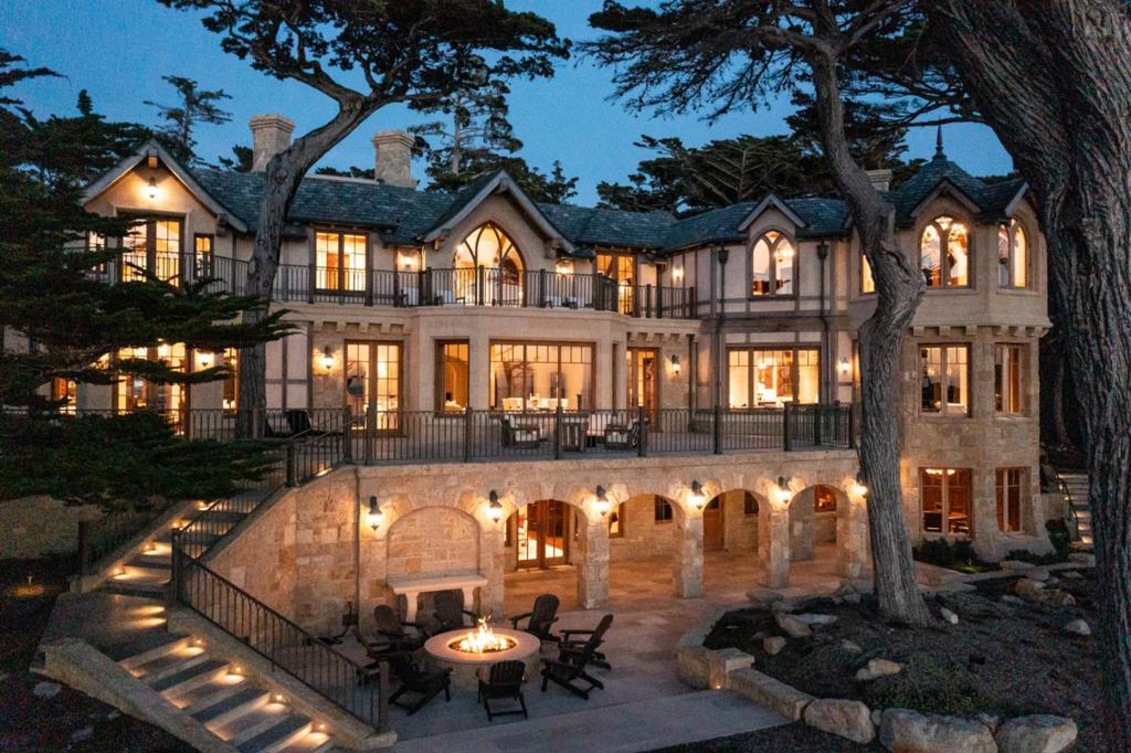 Conceived from its breathtaking natural setting and built to celebrate an ever-changing natural cinema, Cypress Manor is one of the great home sites of the world. 1 of only 31 oceanfront homes in Pebble Beach, this private 1.5-acre oceanfront masterpiece unfolds along the prestigious 17 Mile Drive. Built to last for generations and constructed with galvanized structural steel, grounded in granite and designed with the finest hand-picked materials all crafted with perfect mathematical symmetry. With over 200 linear ft of private CA oceanfront and breathtaking views, this 15,000+ sqft estate boasts elegant living spaces, expansive terraces, 25ft ceilings and sweeping staircase, advanced security, and a commercial grade movie theater. 7 years in design and construction and perfectly positioned to capture every glorious sunset nature will offer. Time is precious; there is no better place to gather, enjoy family, friends, and the harmonious balance of nature than here at Cypress Manor.