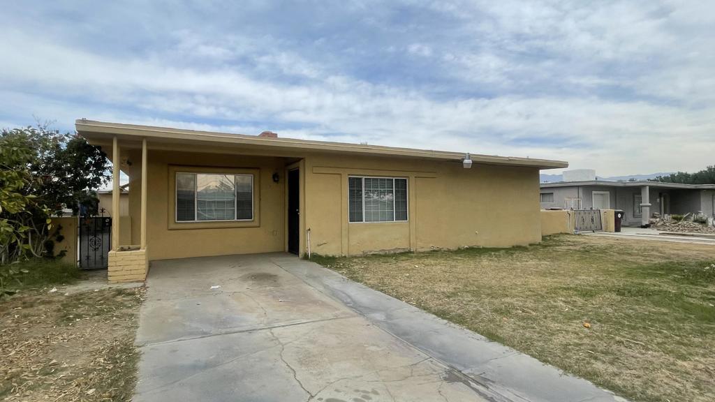 Beautiful and Spacious 4-bedroom, 2 bath home in West Indio is now available and move-in ready. Centrally located, this home offers many great qualities including a spacious open concept layout, indoor laundry room, utility room, covered patio, pool and a circular driveway for easy access and sits on a corner lot. Conveniently located near elementary schools, middle school and high school. Call me to schedule your private showing!