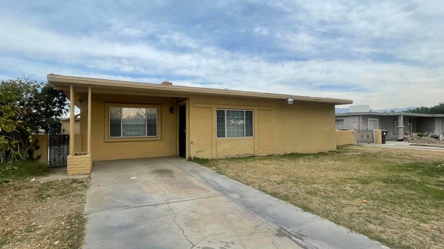 Beautiful and Spacious 4-bedroom, 2 bath home in West Indio is now available and move-in ready. Centrally located, this home offers many great qualities including a spacious open concept layout, indoor laundry room, utility room, covered patio, pool and a circular driveway for easy access and sits on a corner lot. Conveniently located near elementary schools, middle school and high school. Call me to schedule your private showing!