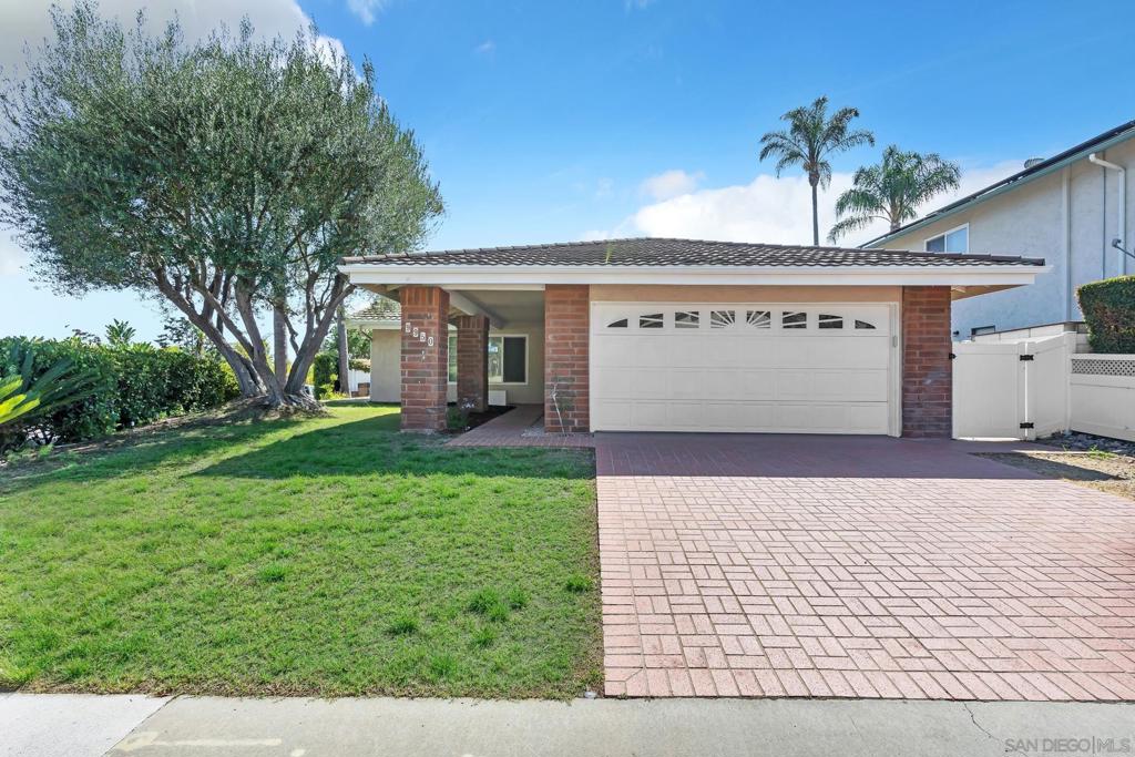 Welcome to your beautifully upgraded 3-bedroom, 2-bathroom dream home, perfectly situated on a premium corner lot in a quiet cul-de-sac—right along the beloved Scripps Ranch 4th of July Parade route! Step inside to discover luxury flooring, stone countertops, and an open-concept layout that seamlessly blends comfort and style. The kitchen flows effortlessly into the living and dining areas—perfect for entertaining or relaxed everyday living. Retreat to the spacious primary suite, complete with a walk-in closet and wonderful dual sink bathroom. Throughout the home, you’ll enjoy dual-paned windows, and an abundance of natural light. Outside, the low-maintenance yard features a dedicated gas BBQ area, vinyl fencing, and ample space to enjoy warm San Diego evenings. Topped off with owned solar & tankless water heater, this home offers both luxury and energy efficiency. All this in a prime location near top-rated schools, shopping, parks, and quick freeway access—everything you need is right at your fingertips.