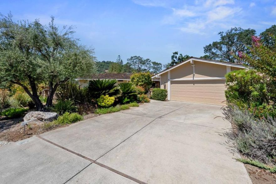 Discover this beautifully updated single-story home on a quiet cul-de-sac knoll with stunning nature and valley views. Mature landscaping welcomes you. Formal living/dining room boasts floor-to-ceiling windows, open beam ceilings, and abundant natural light. Gourmet kitchen features granite counters, high-end appliances, skylight, and breakfast bar, opening to family room with vaulted ceilings and deck access. Primary suite includes vaulted ceiling, walk-in closet with organizers, modern bath with custom vanity, marble counters, high-end fixtures, and step-in shower with Calacutta marble and glass enclosure. Two guest bedrooms share updated hall bath with porcelain floors, custom vanity, marble counter, high-end fixtures, and tub/shower with glass enclosure. Versatile fourth bedroom/office has two closets, hardwired WiFi/internet. Backyard redwood deck offers Silicon Valley views; perfect for relaxing or entertaining. 2-zone AC for energy efficiency. Inside laundry with washer/dryer/sink. 2-car garage.   Top-rated schools Williams Elementary (top 1% CA) Bret Harte Middle (#105 CA) Leland High (#277 national)  Landscaping/garbage included; tenant pays other utilities.  Apply today! $25 fee. 1-year lease. No smoking/pets.