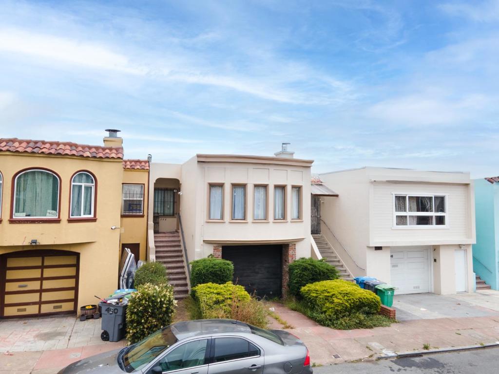 Welcome to 444 Ellington Avenue, a charming single-family home nestled in San Franciscos vibrant Outer Mission neighborhood. This classic 1927 residence offers timeless appeal with tremendous potential. Boasting approximately 1,275 sqft of living space on a 2,495 sqft lot, the home features a flexible layout with six rooms including a bright living room, formal dining area, two spacious bedrooms, one full bathroom + bonus second bath. The kitchen is ready for your personal touch or full renovation. A one-car garage and additional storage space add convenience. Located just minutes from public transportation, freeways, schools, parks, and shopping, 444 Ellington offers an excellent opportunity to own in one of the city's most accessible and evolving neighborhoods. Whether you're a first-time buyer, investor, or someone looking to restore and customize, this home is filled with promise and possibility. Don't miss your chance to make it your own!