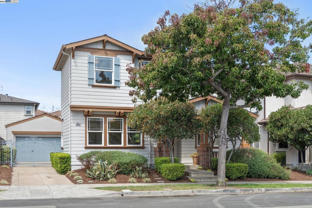 1807 Hibbard Street is a beautifully refreshed home offering space, style, and an unbeatable location in the heart of Alameda. With 3 bedrooms, 2.5 bathrooms, and 2,401 square feet of thoughtfully designed living space, it blends upscale comfort with everyday functionality. Built in 2002 and updated in 2025, the home features brand-new carpet, fresh designer paint, updated lighting, and a crisp remodeled bathroom. A gas fireplace anchors the formal living room, creating a warm, welcoming atmosphere. The kitchen and open-concept living areas open to a landscaped backyard with a built-in BBQ—ideal for summer entertaining. A detached two-car garage, side garden with herbs and veggies, and ample storage enhance daily living. The expansive primary suite is a true retreat, while the additional bedrooms offer flexibility for guests or a home office. Located minutes from top schools, shoreline trails, Alameda Landing, and local parks, this is where comfort meets convenience—and where your next chapter begins.