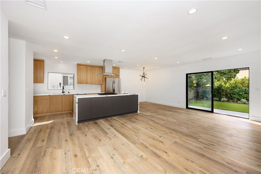 Newly renovated modern home located within a highly desired Valley Village neighborhood. Designer finishes and an open floor plan throughout while displaying top notch finishes throughout. Chefs kitchen with quartz countertops, custom oak cabinetry, and stainless steel appliances. Expansive master suite with walk in closet space and a luxurious ensuite bathroom offering dual vanities and large walk-in shower. Spacious yard with tons of grassy area and perfect for entertaining. Home also offers a large covered carport with enough space for multiple cars. Terrific location just minutes away from shops, restaurants and houses of worship.