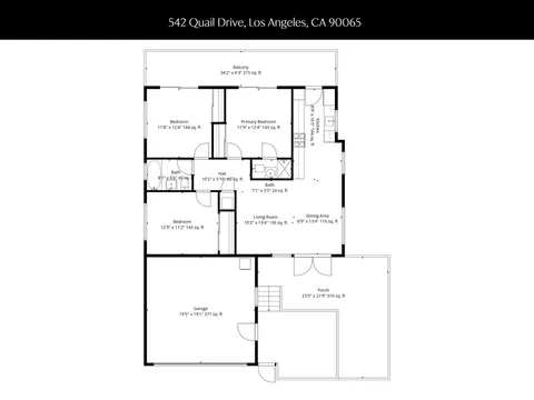 542 Quail Drive, Los Angeles, CA 90065 - MLS#: 26663721