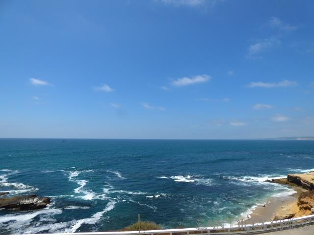 Fabulous Ocean corner Unit 6A available with Panoramic views of the ocean of La Jolla Cove & White water views. Sit down ocean views from the bedrooms. Newer laminate wood flooring. Kitchen and bathrooms are in original condition. Valet Parking is available. Doorman at entry lobby.