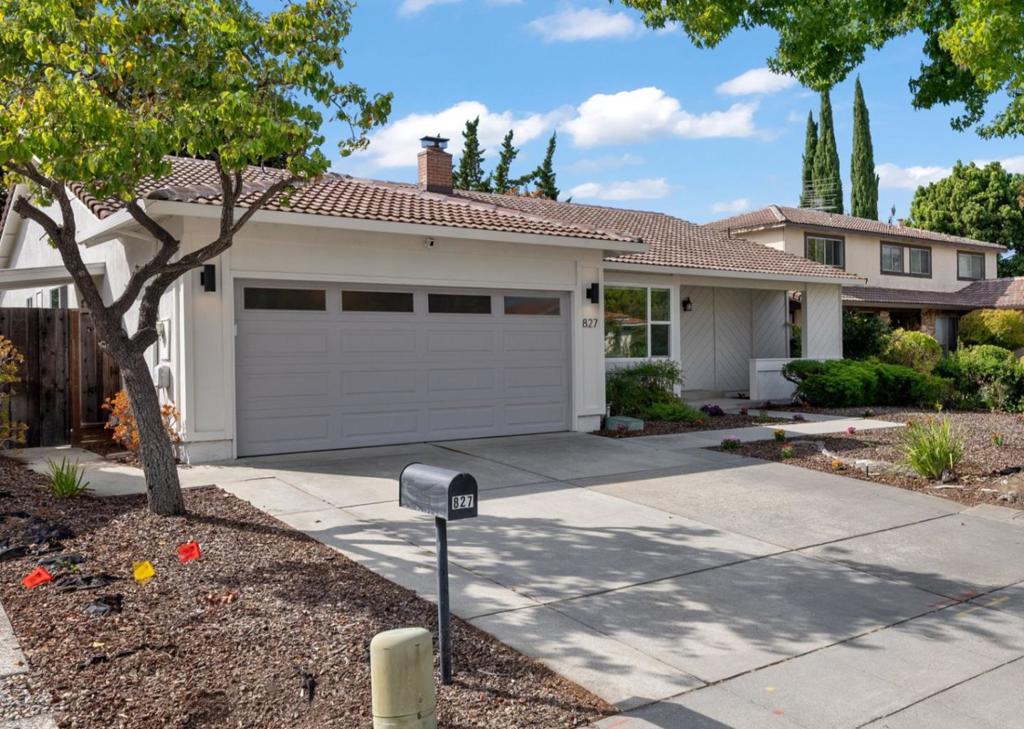 GORGEOUS HOME in a highly desirable Ponderosa park neighborhood! The expansive living room greets you with an airy, light-filled ambiance, enhanced by vaulted ceilings. The well-appointed kitchen features custom cabinetry and premium stainless steel appliances, overlooking the beautifully landscaped backyard. The serene primary suite is thoughtfully positioned for privacy, with direct access to the yard through sliding glass doors, a generous walk-in closet, and a stylish ensuite bath. Additional upgrades include recessed lighting, luxury vinyl flooring, new dual-pane windows, fresh interior and exterior paint, a new furnace, A/C, ducting, water heater, garage door and front door. Every detail has been carefully selected to create a modern and comfortable living environment. The landscaped yards, complete with a covered patio, provide an ideal setting for relaxation or entertaining. Perfectly situated just minutes from top tech campuses, Costco, premier shopping and dining, golf courses, Caltrain, and major highways, this home offers a rare opportunity to own a highly desirable property in the heart of Silicon Valley!