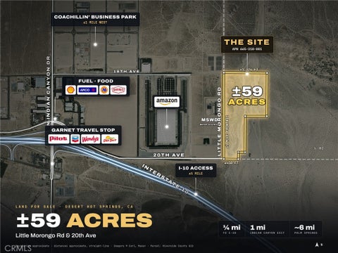 Photo of 59 Acres Little Morongo/20th, Desert Hot Springs, CA 92882 (MLS # SW26222991)