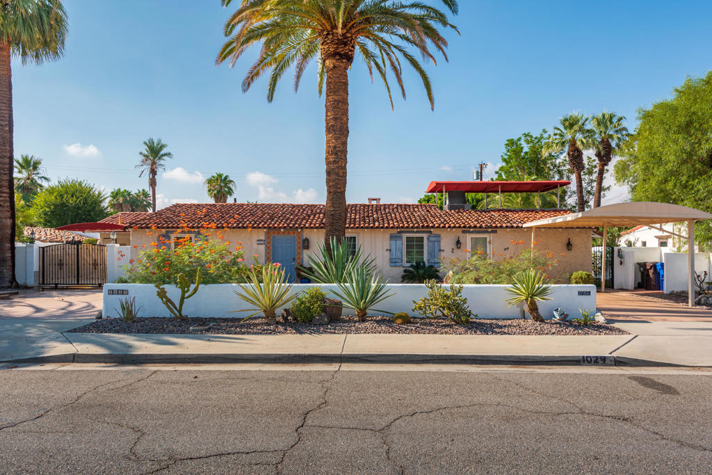 Step back in time and embrace the allure of this exquisite 1930s bungalow, a true gem nestled in the heart of the historic movie colony. Imagine the whispers of early Hollywood echoing through these walls, with the legendary Bing Crosby as your next-door neighbor. Just a leisurely stroll away lies the picturesque Ruth Hardy Park, offering breathtaking panoramic mountain vistas that have captivated generations.This charming desert oasis boasts four bedrooms and four bathrooms, including a wonderfully convenient poolside retreat. Picture yourself unwinding on the expansive lot, complete with stylish cabanas, a sparkling pool, and a rejuvenating spa, all while soaking in those magnificent views from the unique grandfathered balcony.Inside, discover the thoughtful blend of vintage charm and modern comfort. A captivating fireplace from the bungalow's original era serves as a warm focal point in the spacious living areas, filled with delightful nooks and crannies just waiting to be explored. With the added convenience of a 3-ton Havoc system and energy-efficient mini-splits throughout, comfort and conservation go hand in hand. Large storage shed in rear, covered carport, one bathroom is outside by the pool area for ultimate flexibility The property features not one, but two luxurious master suites!Don't miss this extraordinary opportunity to live in a piece of mid-century history, a custom property brimming with characer and ready to create your own unforgettable memories.' Owner my carry some of bank loan.