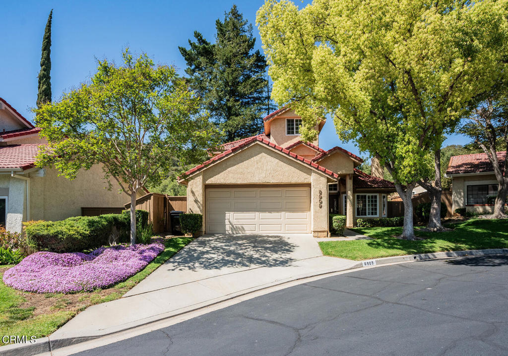 New price! Location! Location! This 4 bedroom home built in 1986 is located at the end of a cul-de-sac and backs up to open space. Views of the hills behind the home offer peace and tranquility. The kitchen has sliders opening to a good sized back yard with a gate opening into the serene backdrop. There is a master bedroom on the first floor. The 2nd story has an en suite bedroom, a secondary bedroom as well as another bathroom. The 3rd floor bedroom is ideal as a study or office. This Country Meadows home is walking distance to Oak Park High and very close to Deerhill Park. The community includes a pool, spa, hiking trails and a greenbelt area. HOA dues also cover sewer, trash and front yard maintenance. This could be the home you can customize to your preferences!!