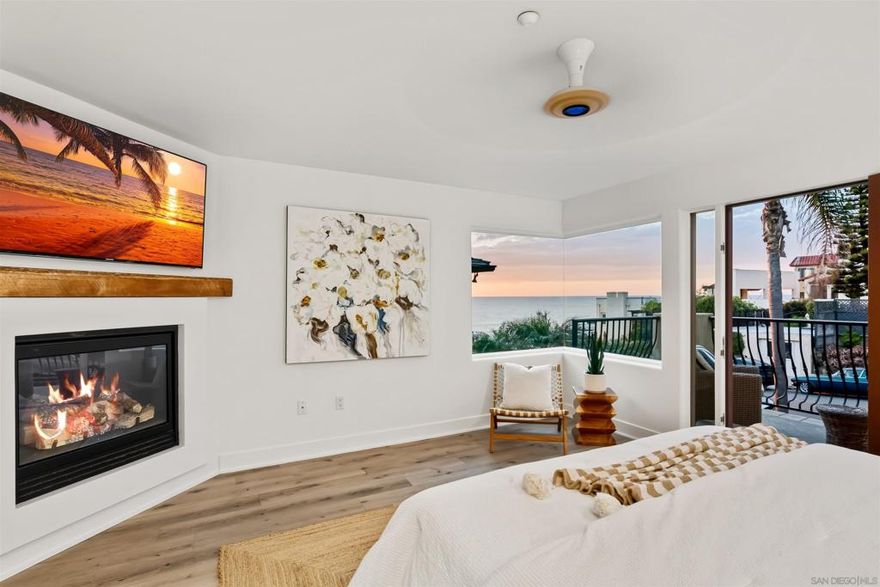 Experience La Jolla luxury living with sit-down, white water, ocean views in this Windansea residence that blends modern design with the timeless allure of coastal living. Set within an intimate building of only five residences, this home offers privacy, style, and an unmistakable sense of coastal sophistication. An elevator offers easy access from the building’s entry or the private garage.  A thoughtfully open floor plan connects bright, sun-filled interiors with inviting outdoor spaces, perfect for morning coffee, al fresco dining, or sunset moments over the Pacific. Recently remodeled bathrooms feature designer finishes and timeless appeal. Located in Windansea, home to one of the most beautiful beaches in the world, this residence captures the essence of La Jolla living with its breathtaking sunsets, scenic coastal walks, and proximity to the charming Village filled with boutique shops and fine dining. Experience the best of ocean-view living in a rare, four-unit enclave.