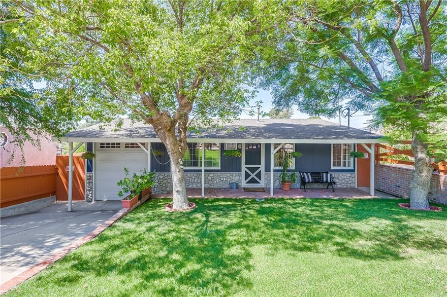 "LOVE AT FIRST SIGHT",   Beautifully landscaped grounds and Enchanting curb appeal presents a fitting introduction to this immaculate home.  From the moment you step inside, you will feel the Abundance of Love that has gone into creating this Precious Jewel.  The well-designed interior is enhanced by calming neutral color palette, recessed lighting, upgraded windows and Gleaming Wood floors throughout.  The comfortable living room is generously sized. There are two restful bedrooms and a mindfully remodeled bathroom. The spacious Cook’s kitchen, is Dreamy, equipped with major appliances, double bowl sink, decorative hardware, preparation counter and an abundance of cabinetry.  A sliding glass door leads onto a Trex deck staircase, which overlooks the Enormous rear yard, proving a perfect canvas to design the garden of your dreams.  The absolutely charming storage studio offers a space to store or create. Attractive wood fencing and Avocado, Orange & Lime trees, frame the stage of this Truly special home. 

"Endless Quality Upgrades", Newer roof, updated electrical, dual pane windows, recently installed concrete driveway, front and rear yard fencing, direct access garage and So Much More… Discover the Beauty of the Verdugo Foothills, where you will find Magical Sunsets and Miles of nature trails to explore. Conveniently located, just minutes to Burbank, Montrose Village, Glendale, Downtown LA & The Valley. Welcome Home.